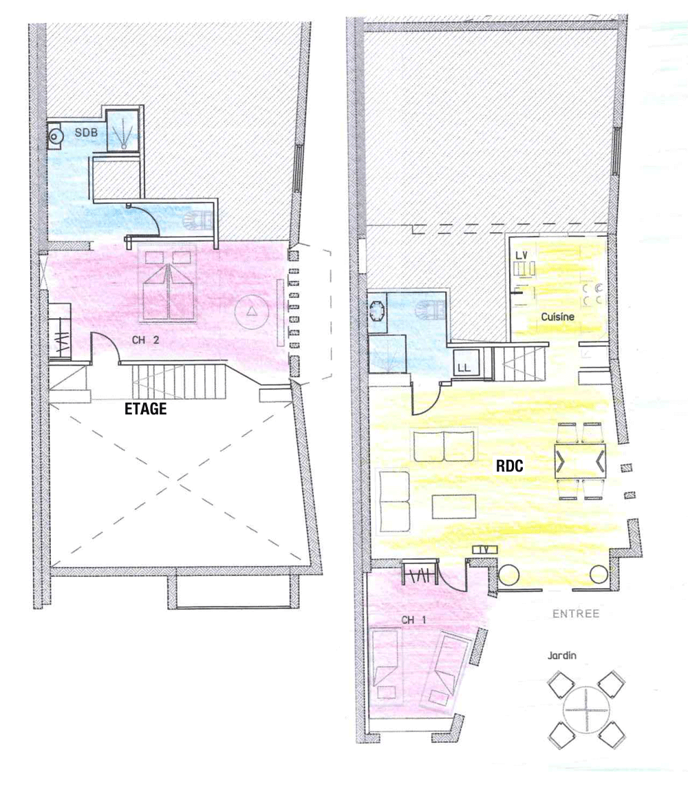 Plan gite Atelier Mittelwihr